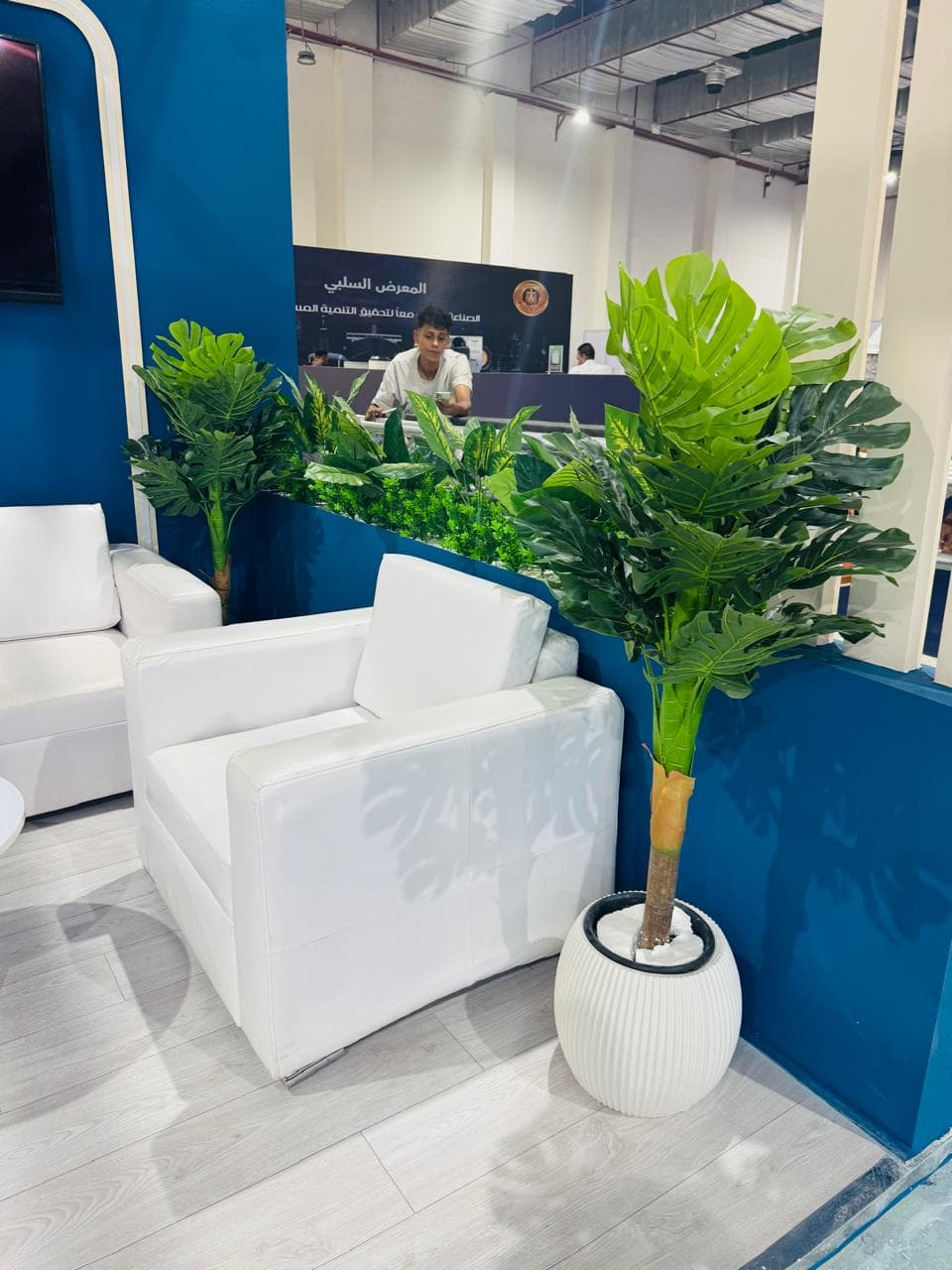 Interactive digital totem, Equal's stand for Egyptian Drug Authority