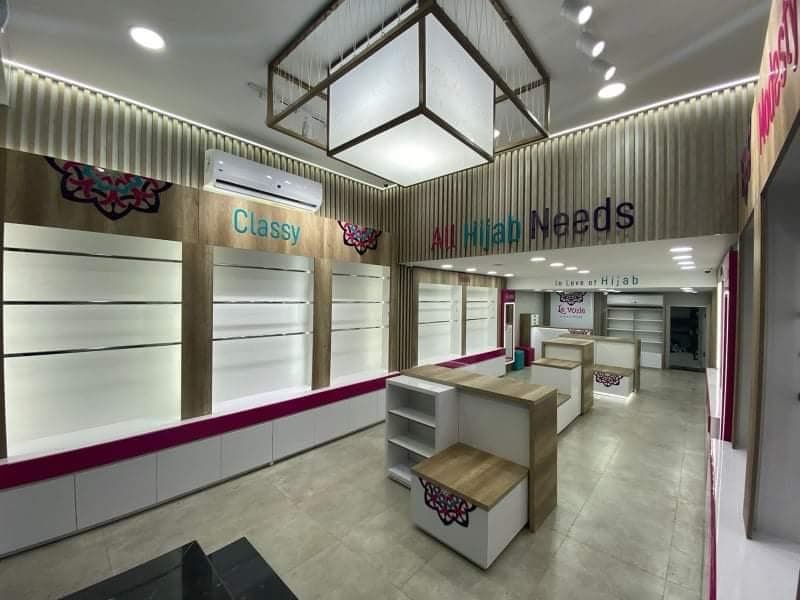 Timber slat ceiling detail, Equal's stand for All Hijab Needs