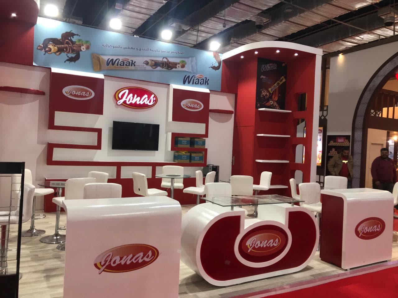 Product shelving display, Equal's stand for Jonas