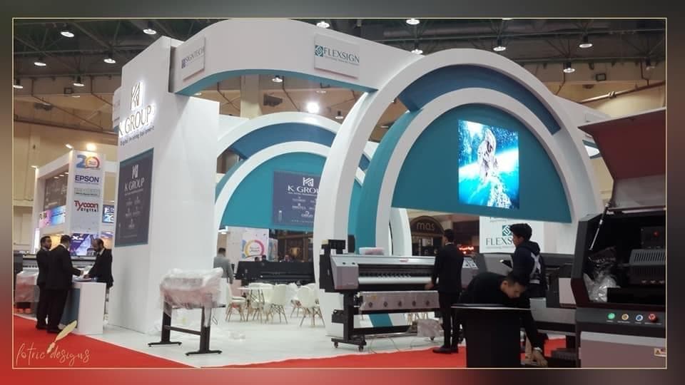 Stand elevation, full view, Equal's stand for K Group